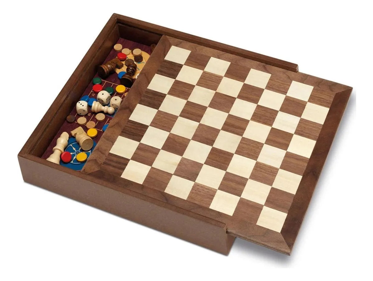 Juego de Mesa 5 en 1 Cayro – Ajedrez y Damas