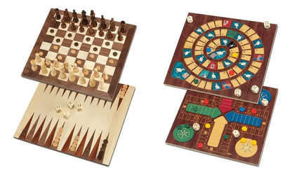 Juego de Mesa 5 en 1 Cayro – Ajedrez y Damas