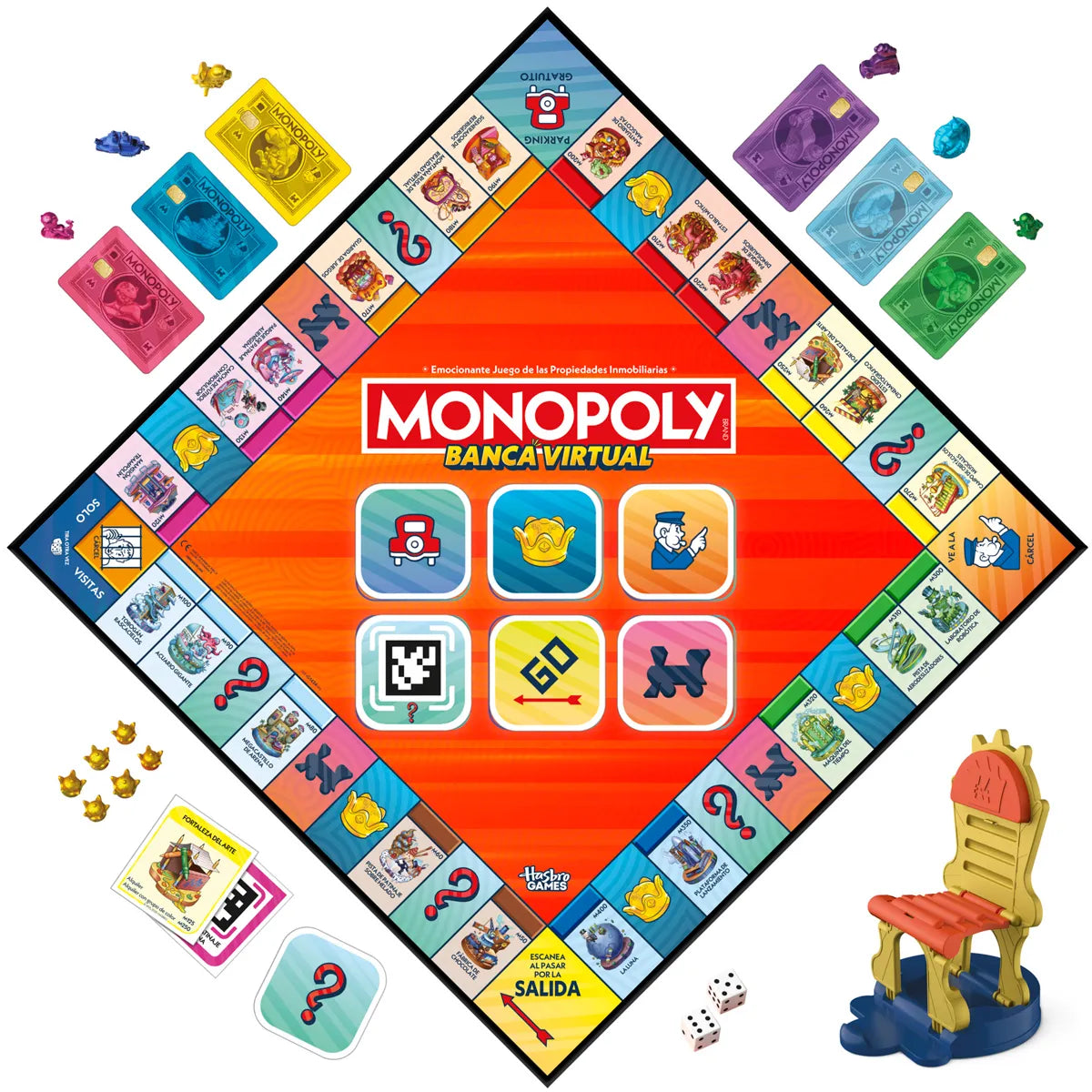 Juego de Mesa Monopoly Banca Virtual