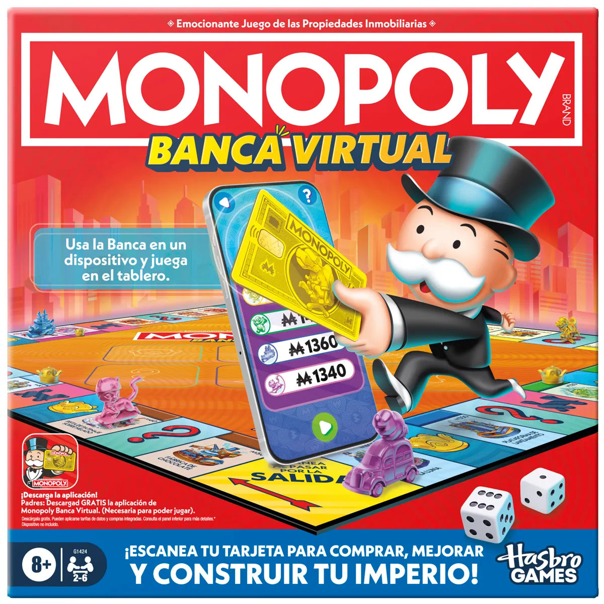 Juego de Mesa Monopoly Banca Virtual