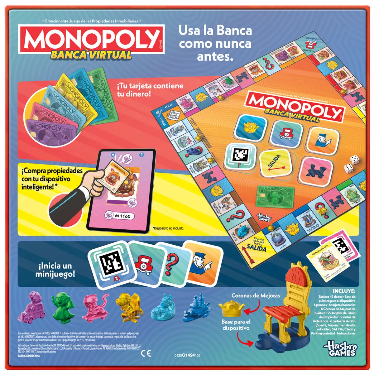 Juego de Mesa Monopoly Banca Virtual