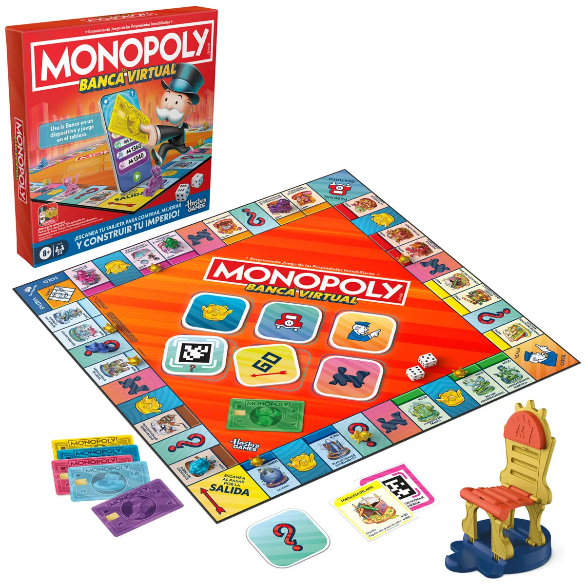 Juego de Mesa Monopoly Banca Virtual