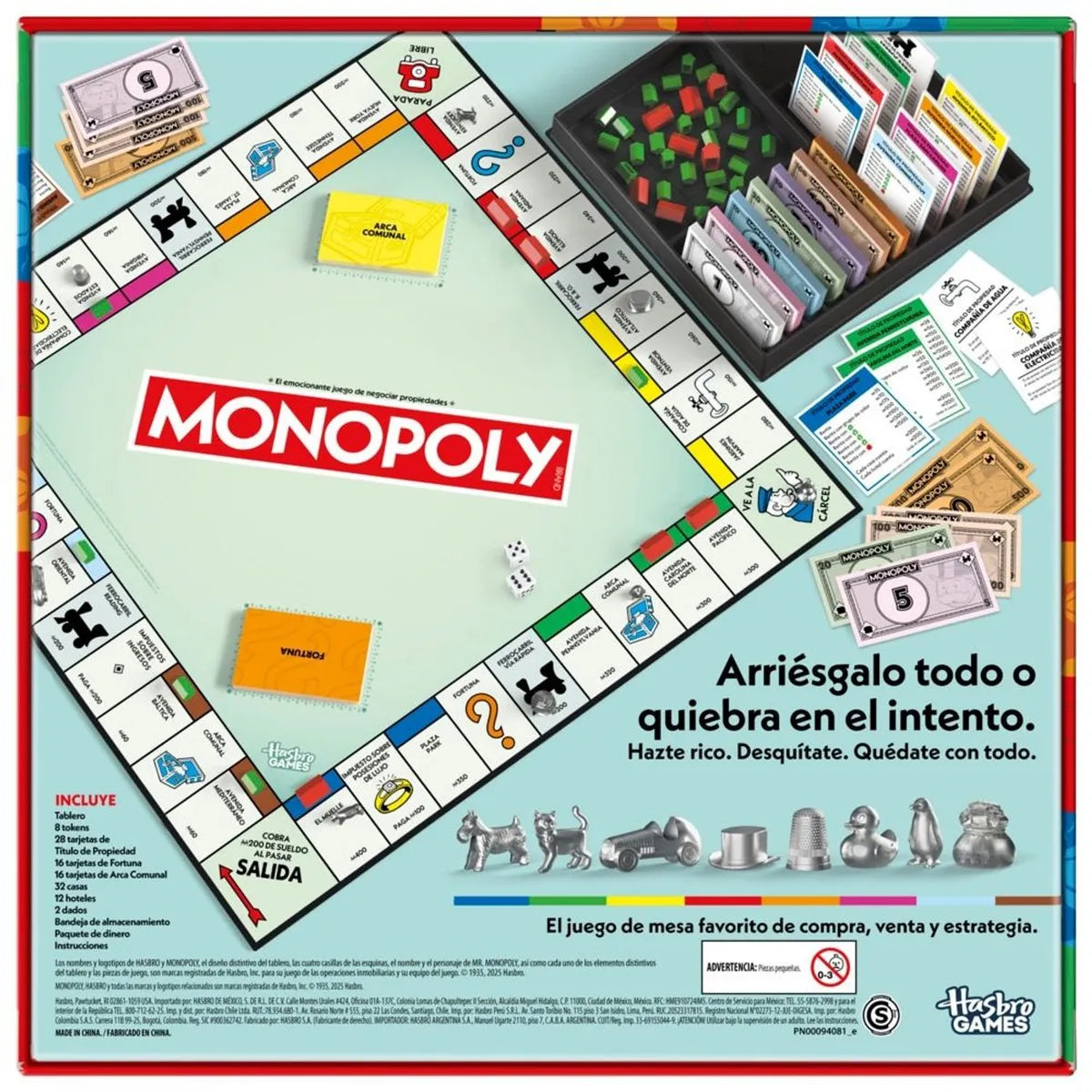 Juego de Mesa Monopoly Clásico