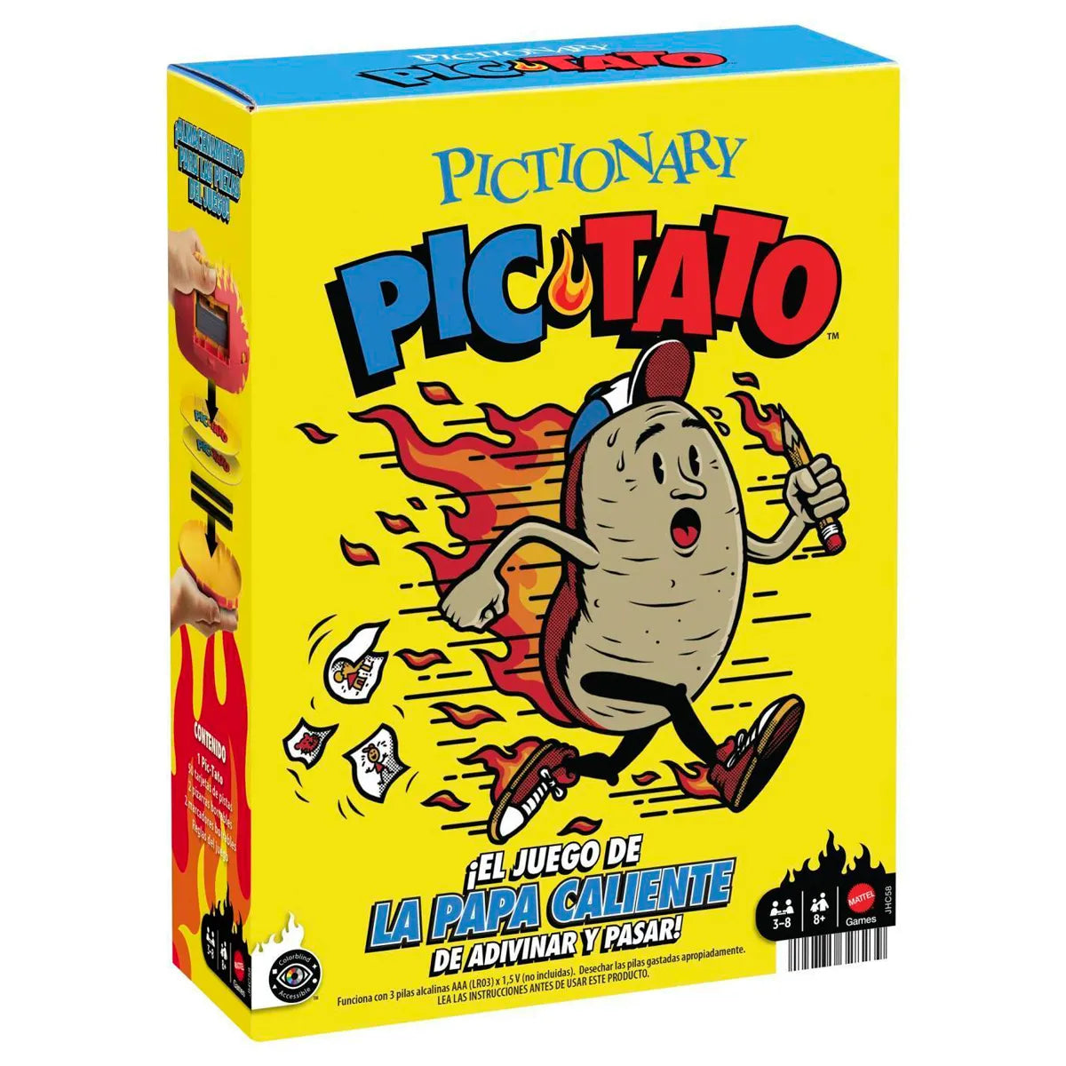 Juego de Mesa Pictionary Pic-Tato – La Patata Caliente de Dibujos