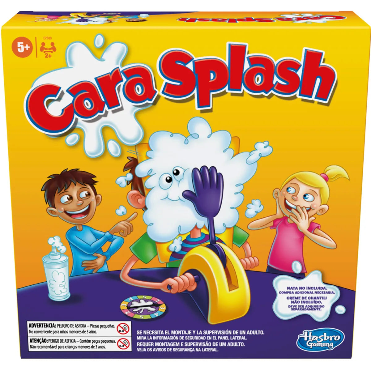Juego de mesa Hasbro Gaming Cara Splash Pastelazo