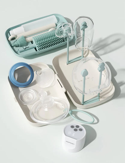 Kit de limpieza y secado de biberones Momcozy 7 en 1