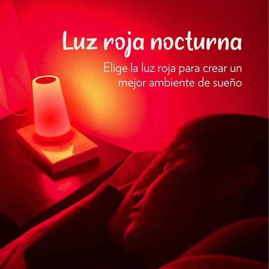 Lámpara de Luz Roja Táctil y LED Lumi Lamp