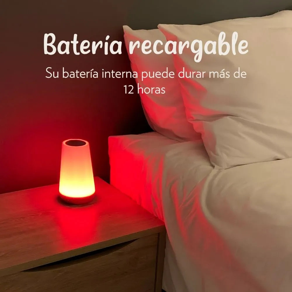 Lámpara de Luz Roja Táctil y LED Lumi Lamp