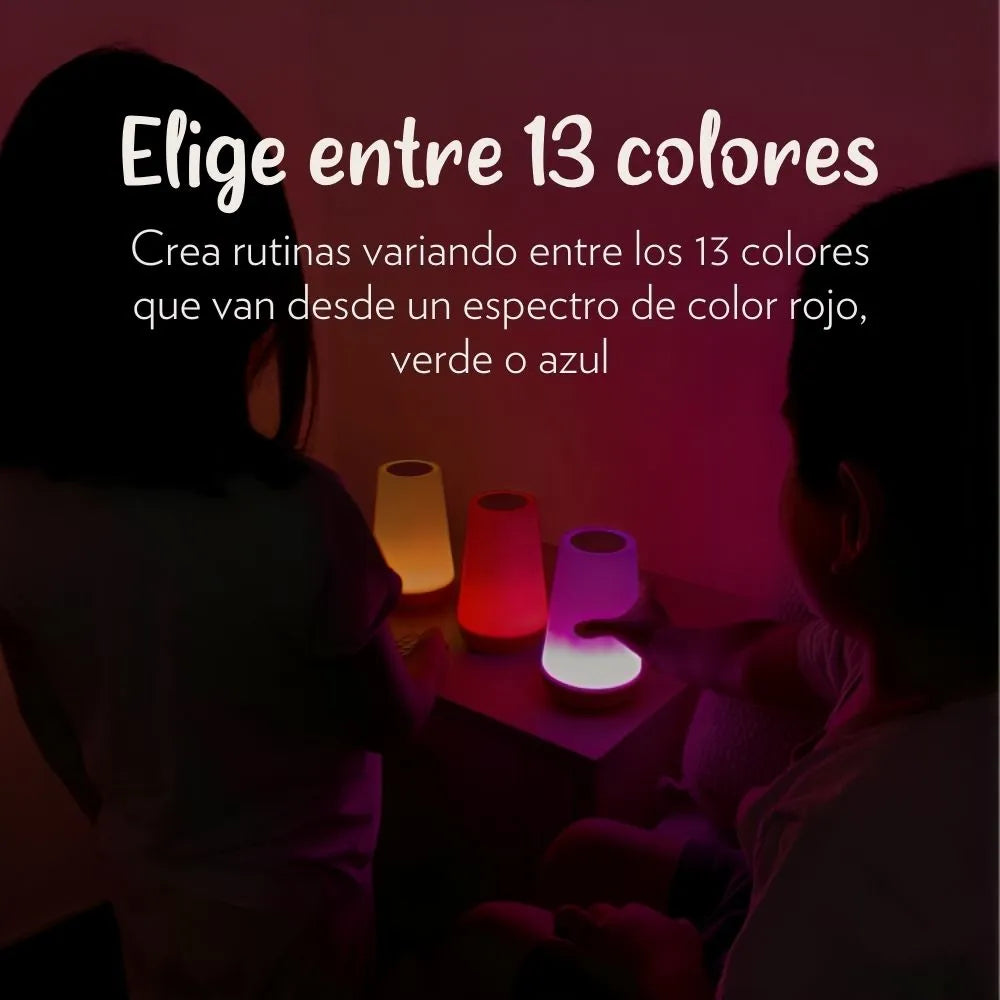Lámpara de Luz Roja Táctil y LED Lumi Lamp