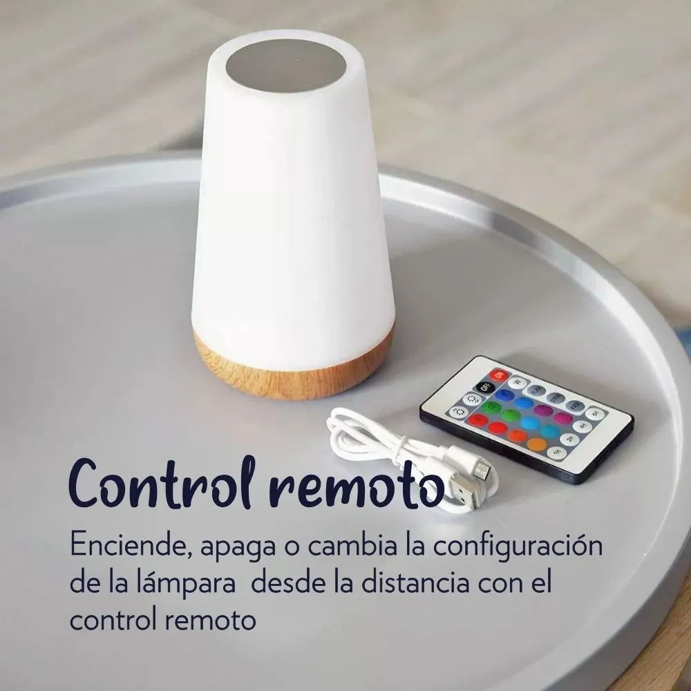 Lámpara de Luz Roja Táctil y LED Lumi Lamp