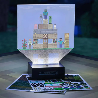 Lámpara de Minecraft build a level light