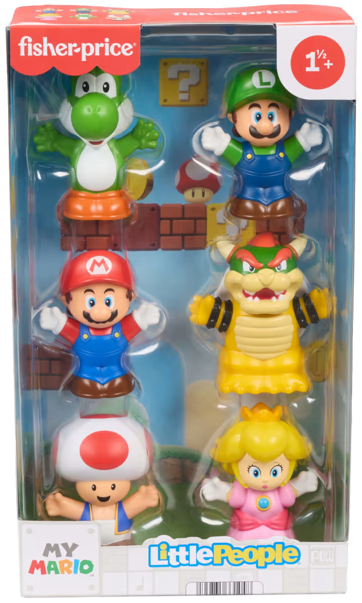 Little People Set de figuras Super Mario