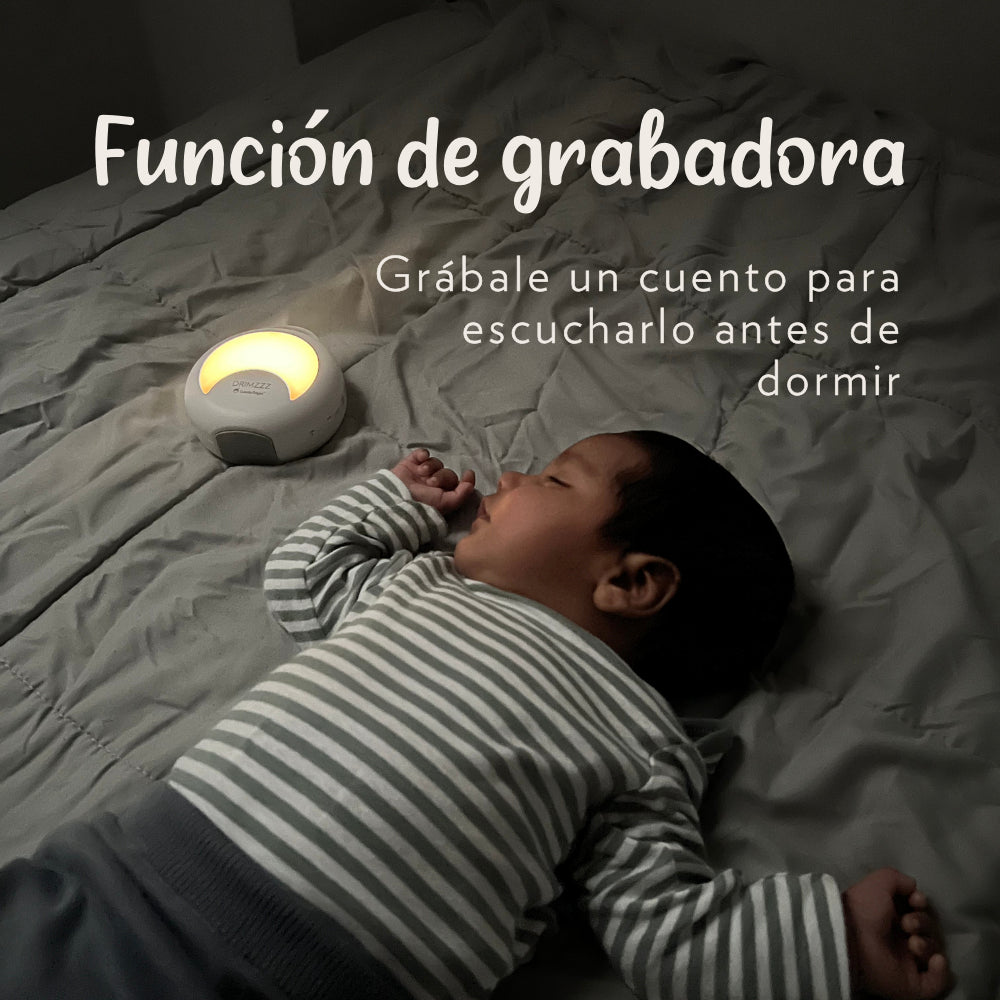 Máquina de Ruido Blanco Portátil con Luz Roja Drimzzz