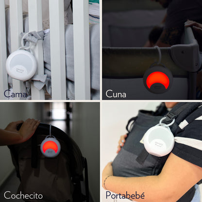 Máquina de Ruido Blanco Portátil con Luz Roja Drimzzz