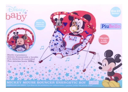 Mecedora Bouncer Mickey Vibrador y Con Sonido
