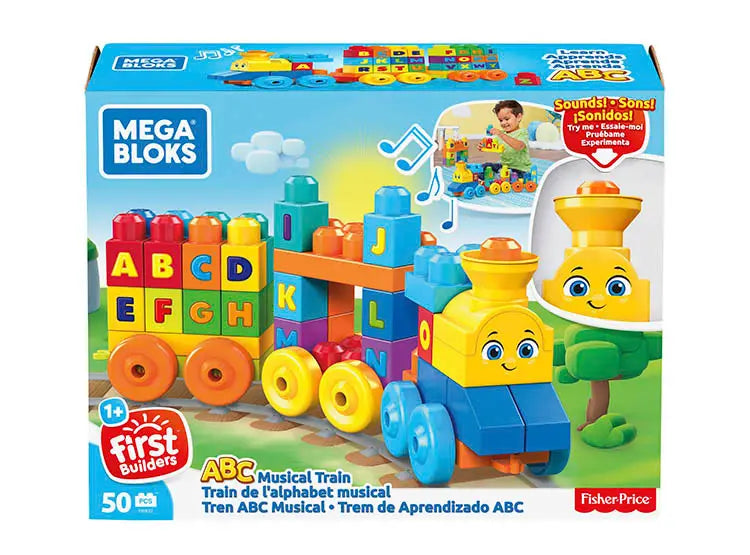 comprar Mega Bloks Tren de Aprendizaje ABC 50 piezas