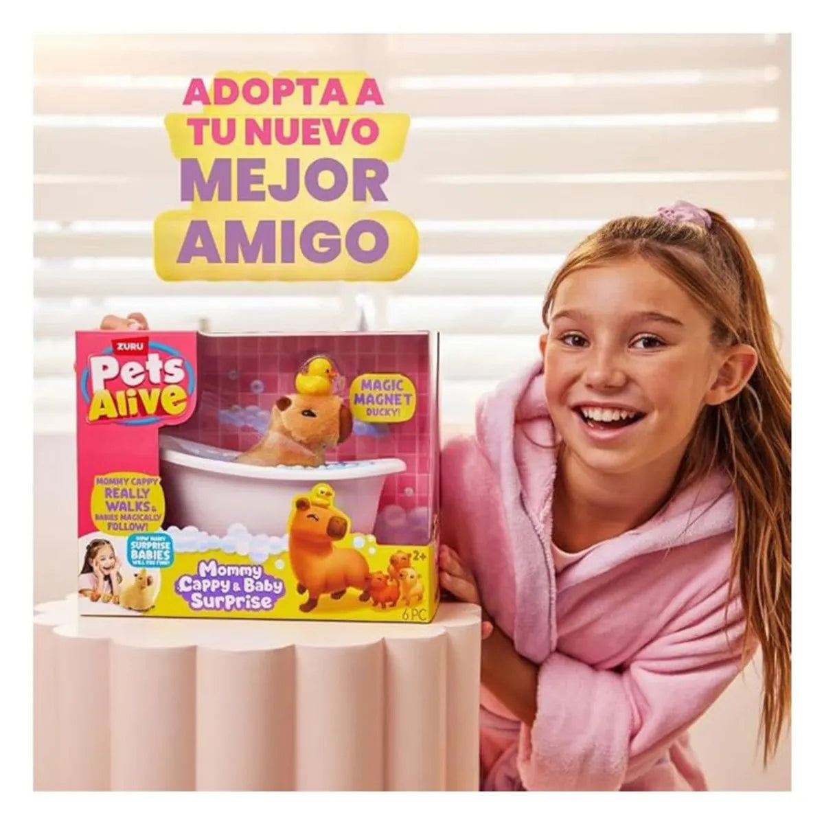 Mamá Capibara y Bebés Sorpresa Pets Alive