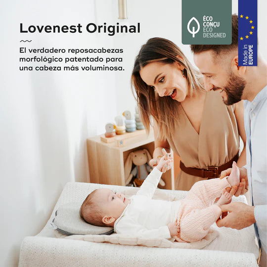 Protector De Cabeza Ergonómico Humo Lovenest