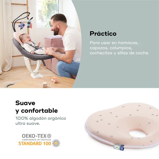 Protector De Cabeza Ergonómico Rosa Lovenest