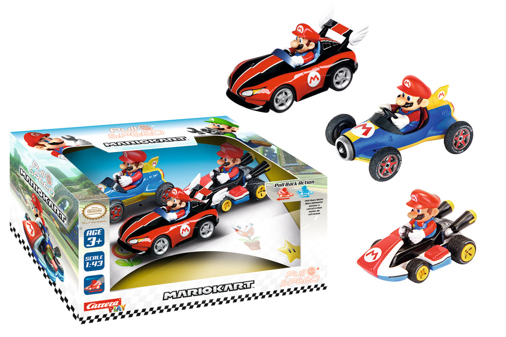 Carrera-Toys Pull & Speed Mario Kart 3er Set (15813016) au meilleur prix sur Carrera-Toys Pull & Speed Mario Kart 3er Set (15813016) au meilleur prix sur