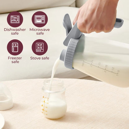 Recipiente para Almacenar Leche Materna Momcozy de Vidrio