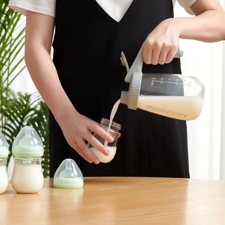 Recipiente para Almacenar Leche Materna Momcozy de Vidrio