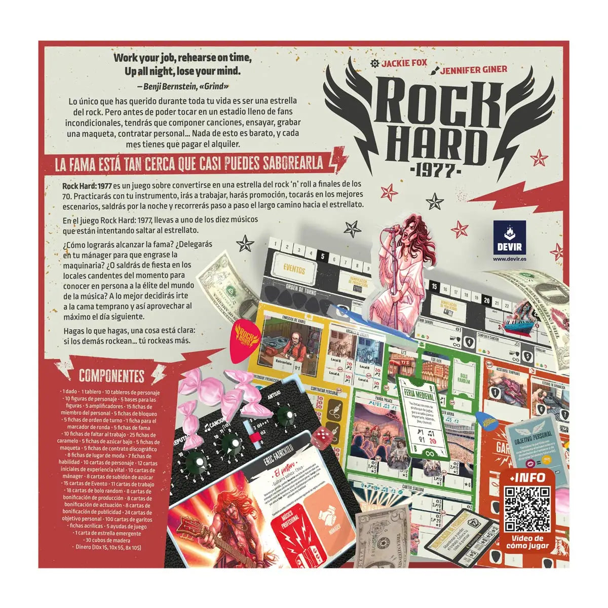 Rock Hard Juego de Mesa Devir