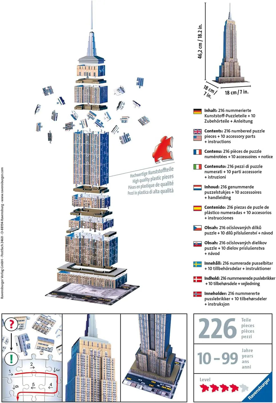 Rompecabezas 3D Empire State