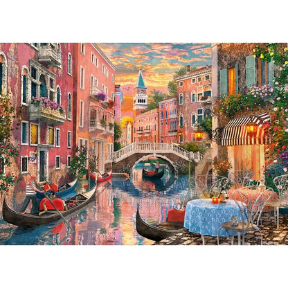 Rompecabezas Atardecer en Venecia Clementoni 6000 Piezas