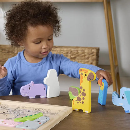 Rompecabezas Zoológico de Madera Fisher Price