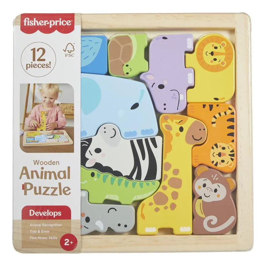 Rompecabezas Zoológico de Madera Fisher Price