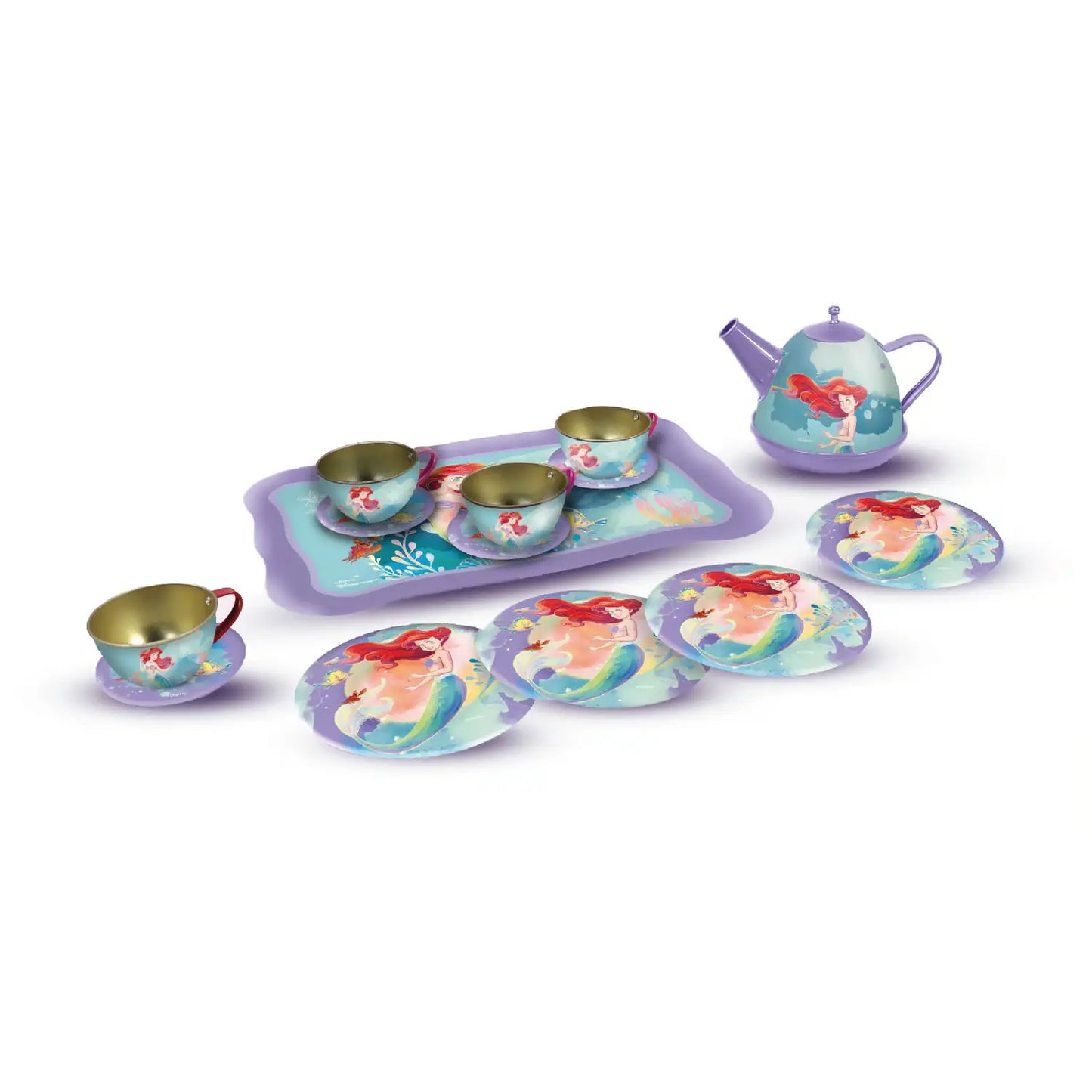 Set de Té Sirenita Ariel