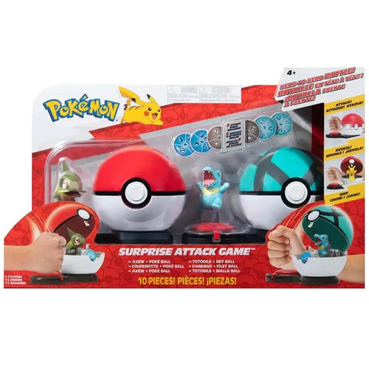 Set De Juego Ataque Sorpresa Pokemon Axew Vs Totodile