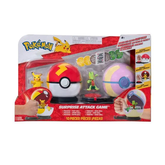 Set De Juego Ataque Sorpresa Pokemon Pikachu Vs Treecko 