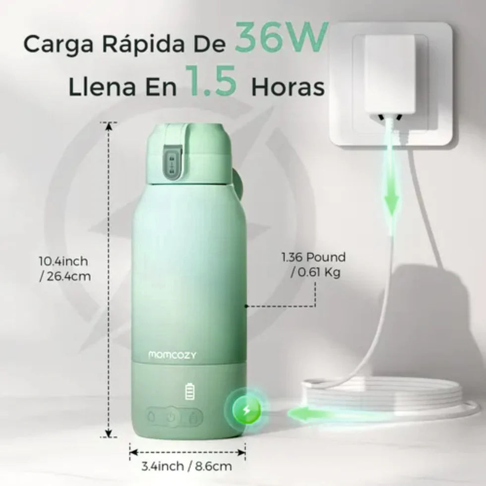 Termo Calentador Portátil de leche materna y Agua Momcozy