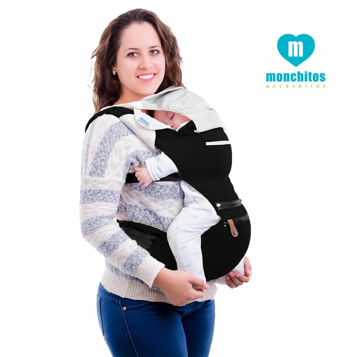 Canguro Baby Hip Carrier Negro