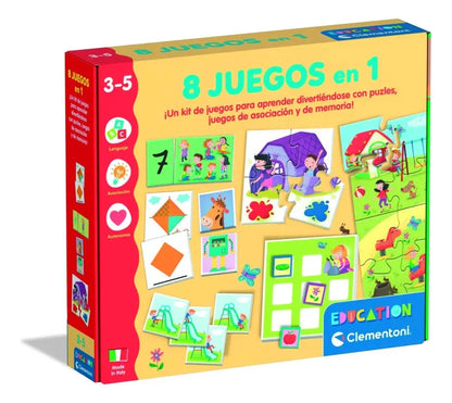 8 Juegos en 1 Clementoni