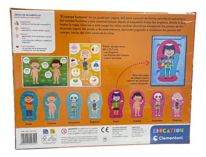 Rompecabezas el cuerpo humano Clementoni