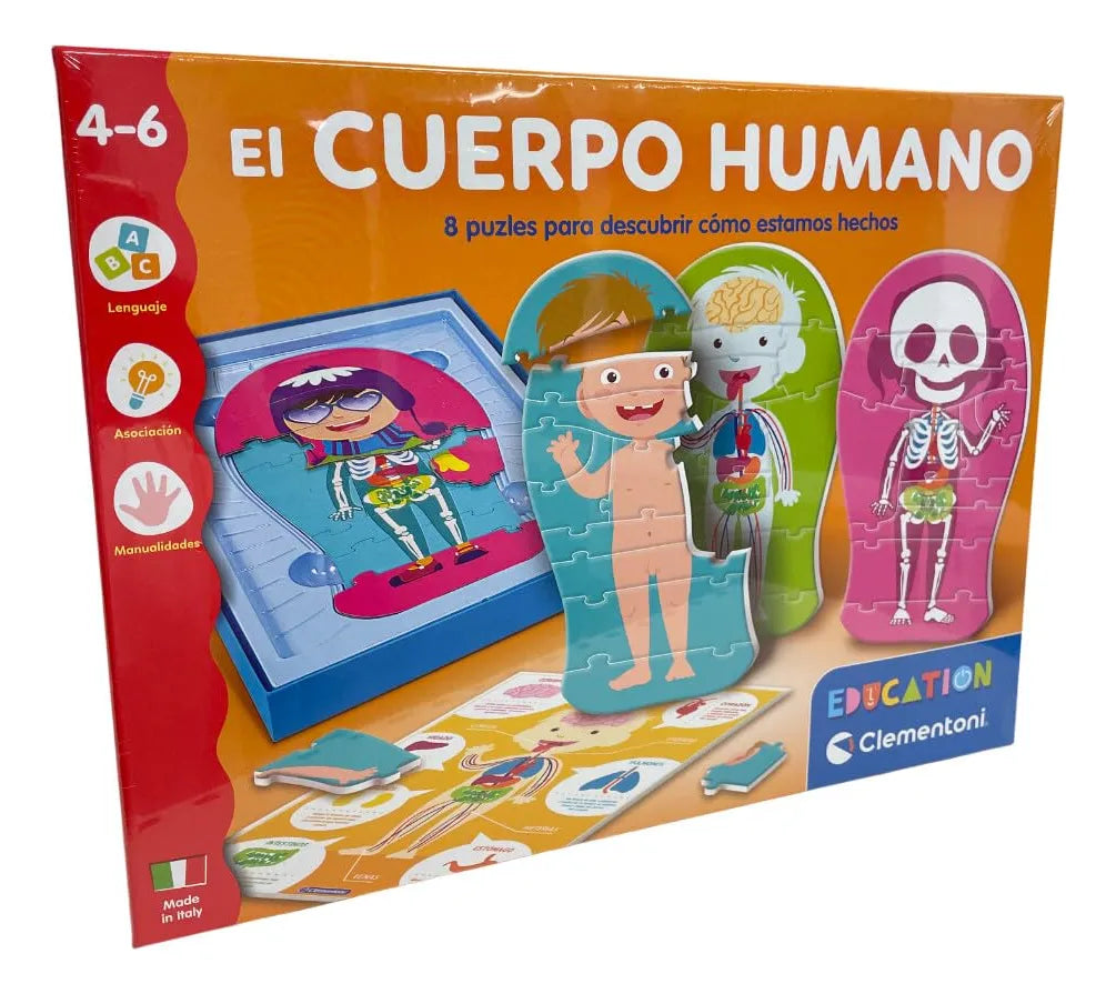 Rompecabezas el cuerpo humano Clementoni